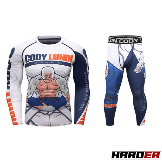 Harder™ BJJ MONKEY 2PCS Sportswear Set