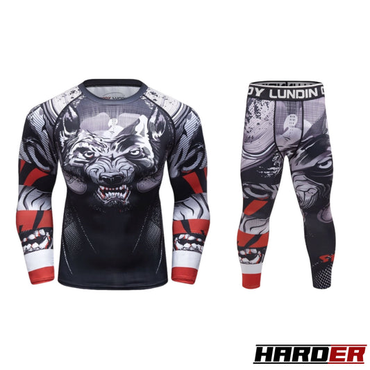 Harder™ WOLF GREY 2PCS Sportswear Set