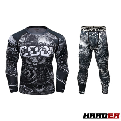 Harder™ SNAKE AND WOLF 2PCS Sportswear Set