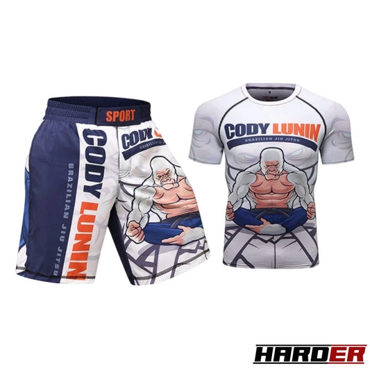 Harder™ BJJ MONKEY 2PCS lite Sportswear Set
