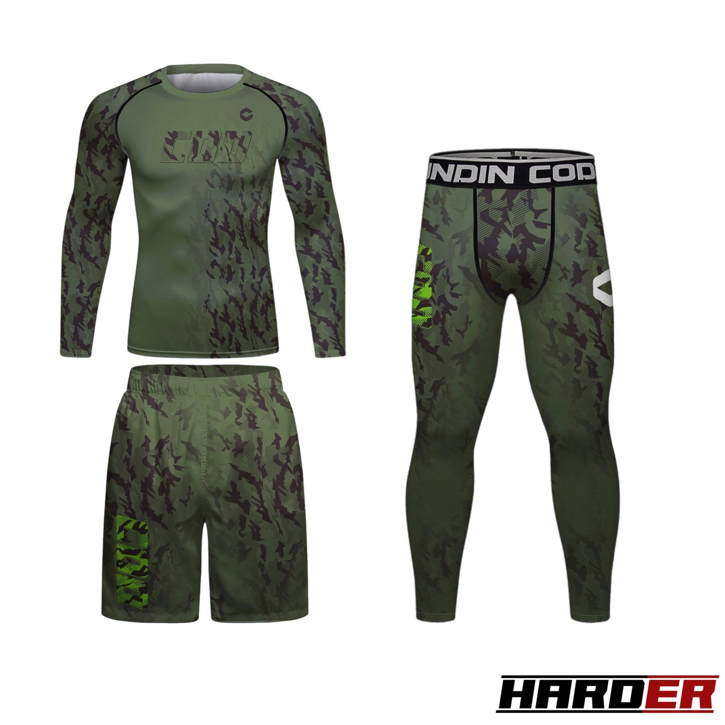 Harder™ CAMO 3PCS Sportswear Set