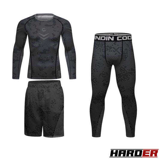 Harder™ PIXEL 3PCS Sportswear Set