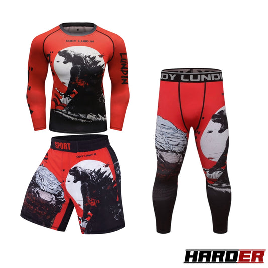 Harder™ RED 3PCS Sportswear Set