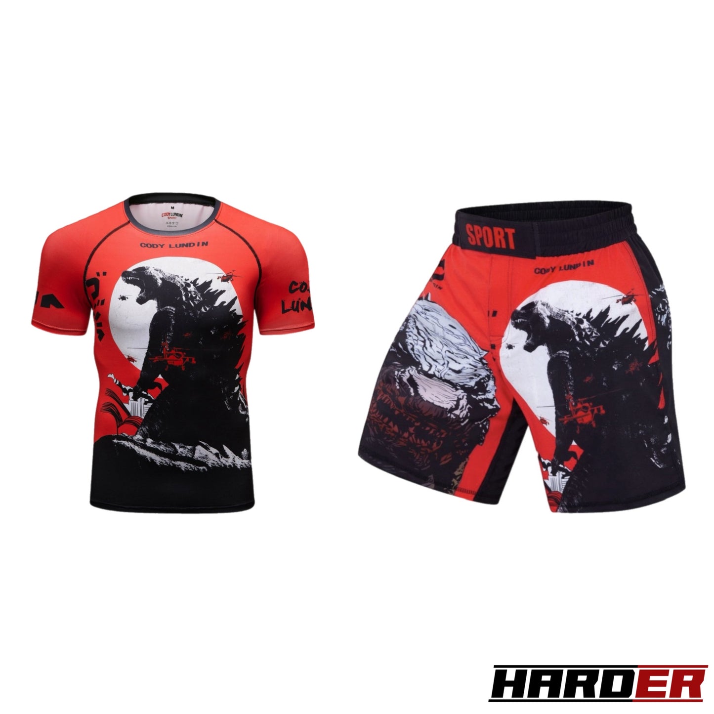 Harder™ RED 2PCS lite Sportswear Set