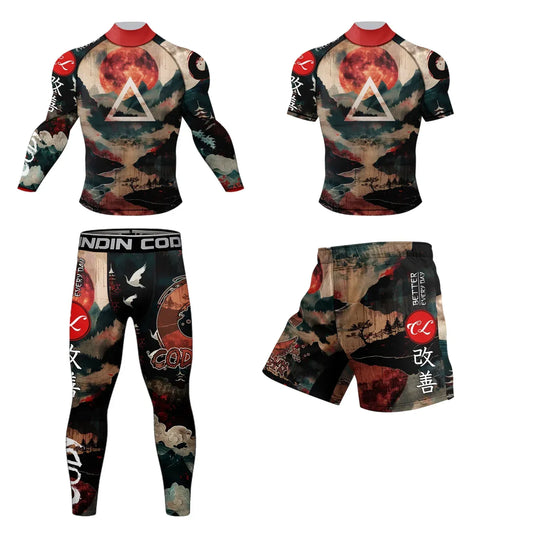 Zestaw odzieży sportowej Harder™ BLOODMOON 4 szt. 