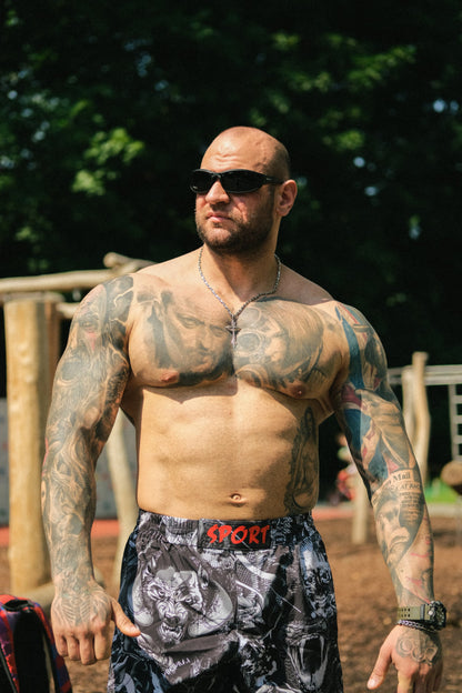 Harder™ SNAKE AND WOLF 3PCS Sportswear Set