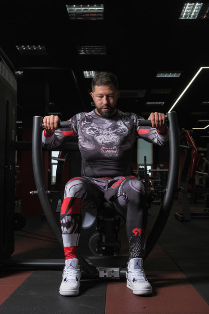 Harder™ WOLF GREY 4PCS Sportswear Set