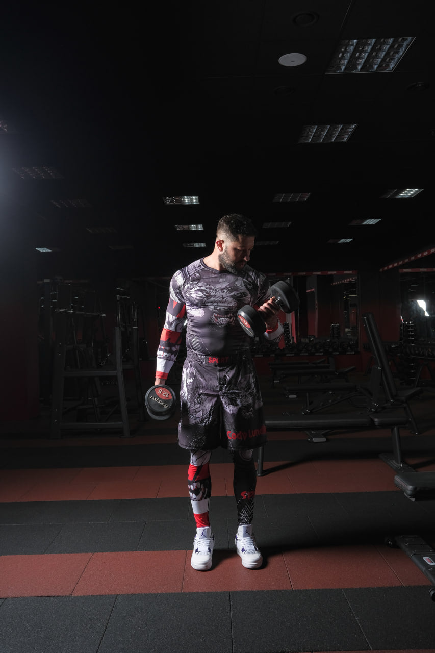Harder™ WOLF GREY 2PCS lite Sportswear Set